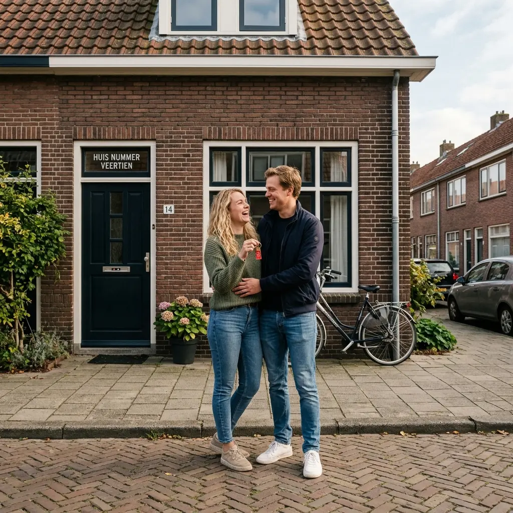 Stel voor hun eerste koopwoning