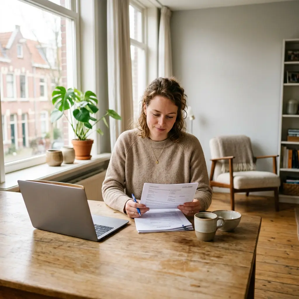 First-time buyer reviewing financing options for a first home